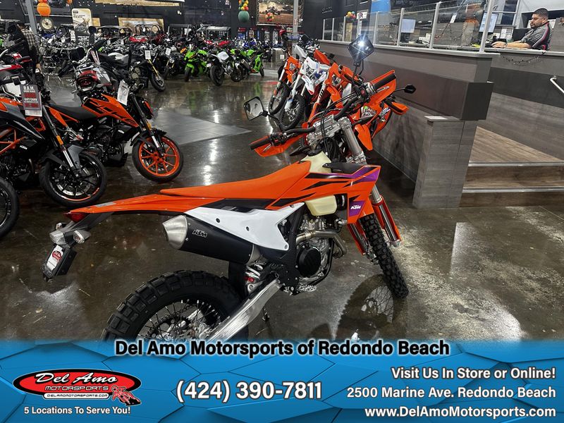 2024 KTM 500 EXC-F  in a ORANGE exterior color. Del Amo Motorsports of Redondo Beach (424) 304-1660 delamomotorsports.com 