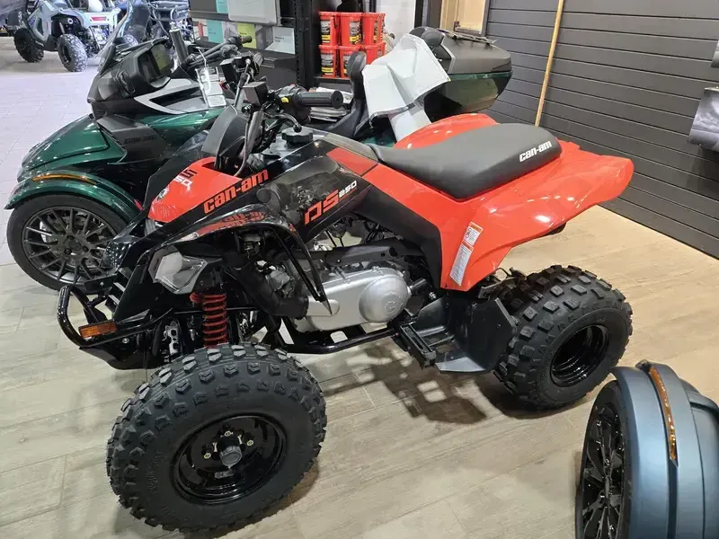 2025 Can-Am DS 250 BLACK AND CANAM RED Image 2