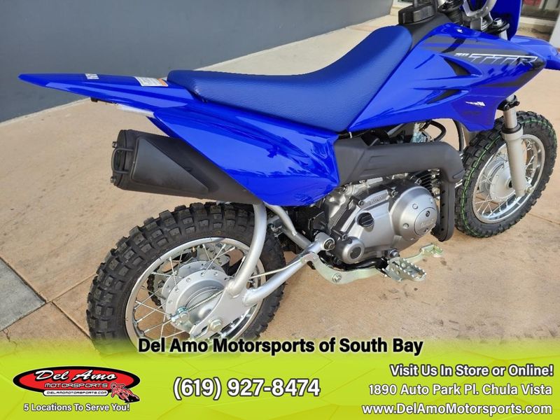 2023 Yamaha TTR50EPC  in a TEAM YAMAHA BLUE exterior color. Del Amo Motorsports of South Bay (619) 547-1937 delamomotorsports.com 