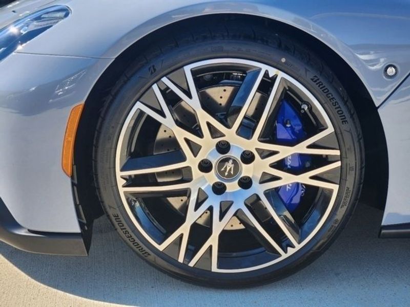 2023 Maserati MC20  in a Grey exterior color and Nero/Blu Newinterior. Northside Imports Houston 281-475-4549 northsideimportshouston.com 