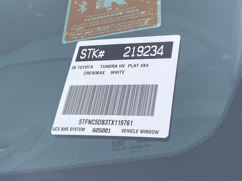 New 2026 Toyota Tundra Platinum HybridImage 22