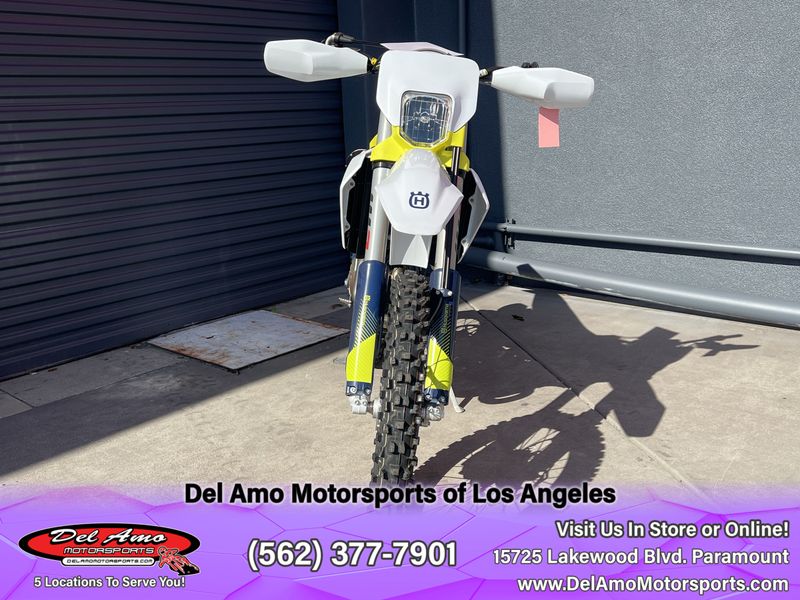 2024 HUSQVARNA FE 450  in a WHITE exterior color. Del Amo Motorsports of Los Angeles (562) 262-9181 delamomotorsports.com 