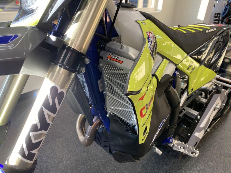 2024 Sherco 450 SEF-F 4T FACTORY  in a BLUE/GREY exterior color. Legacy Powersports 541-663-1111 legacypowersports.net 