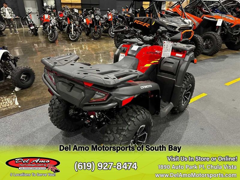 2024 CFMOTO CF600AU-3SA  in a MAGMA RED exterior color. Del Amo Motorsports of South Bay (619) 547-1937 delamomotorsports.com 