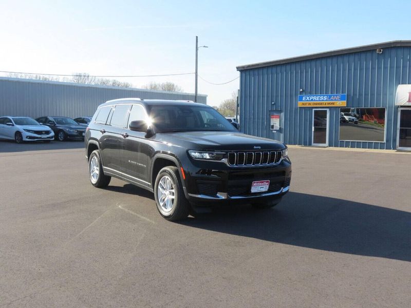 2022 Jeep Grand Cherokee L Laredo 4x4 4dr SUV in a Black exterior color and Blackinterior. Militello Motors ​507-200-4344 militellomotors.net 