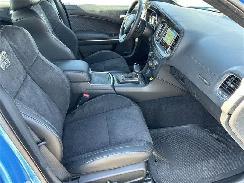 2023 Dodge Charger Super Bee in a B5 Blue exterior color and Carboninterior. McPeek