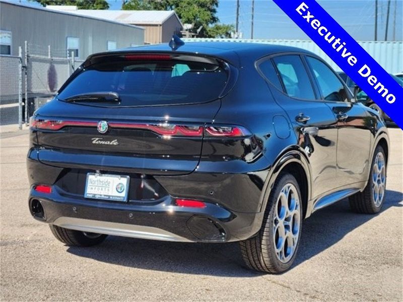 2024 Alfa Romeo Tonale Ti in a Alfa Black exterior color and Blackinterior. Northside Imports Houston 281-475-4549 northsideimportshouston.com 