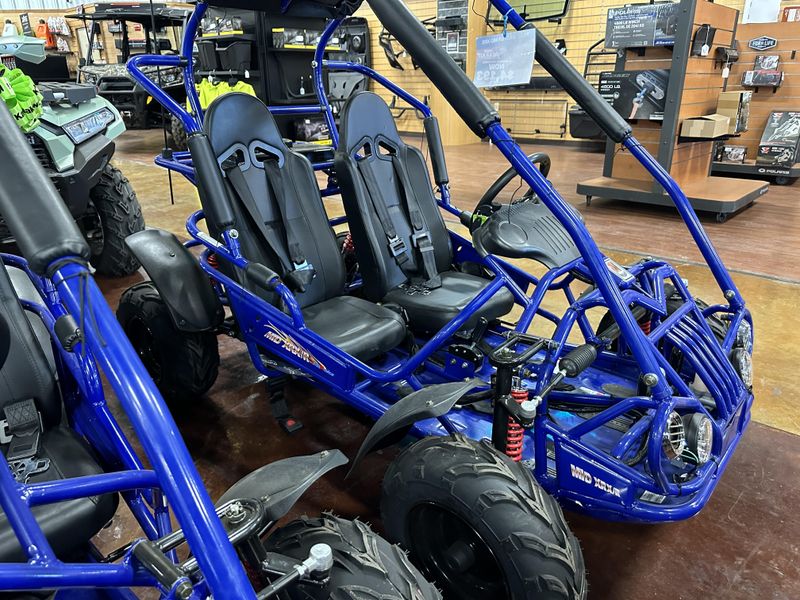 2023 TRAILMASTER MID XRXR BLUE  in a BLUE exterior color. Family PowerSports (877) 886-1997 familypowersports.com 