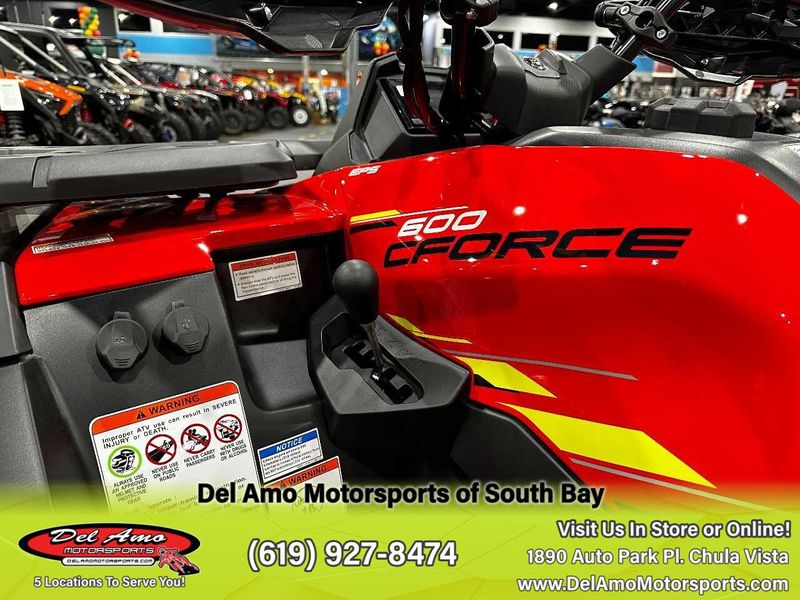 2024 CFMOTO CF600AU-3SA  in a MAGMA RED exterior color. Del Amo Motorsports of South Bay (619) 547-1937 delamomotorsports.com 