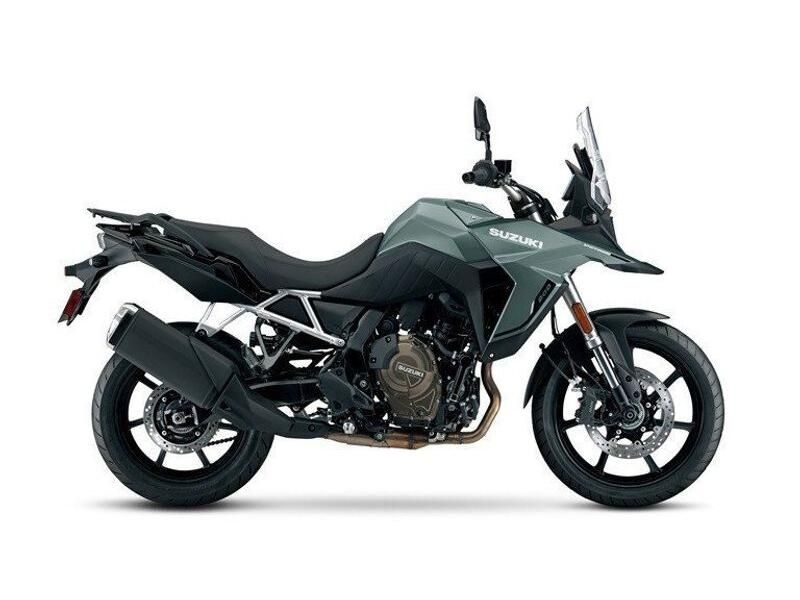 2024 Suzuki V-STROM 800  in a Green exterior color. Parkway Cycle (617)-544-3810 parkwaycycle.com 