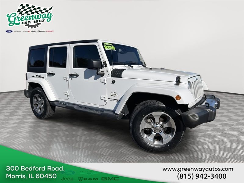 Used 2018 Jeep Wrangler JK Unlimited Sahara
