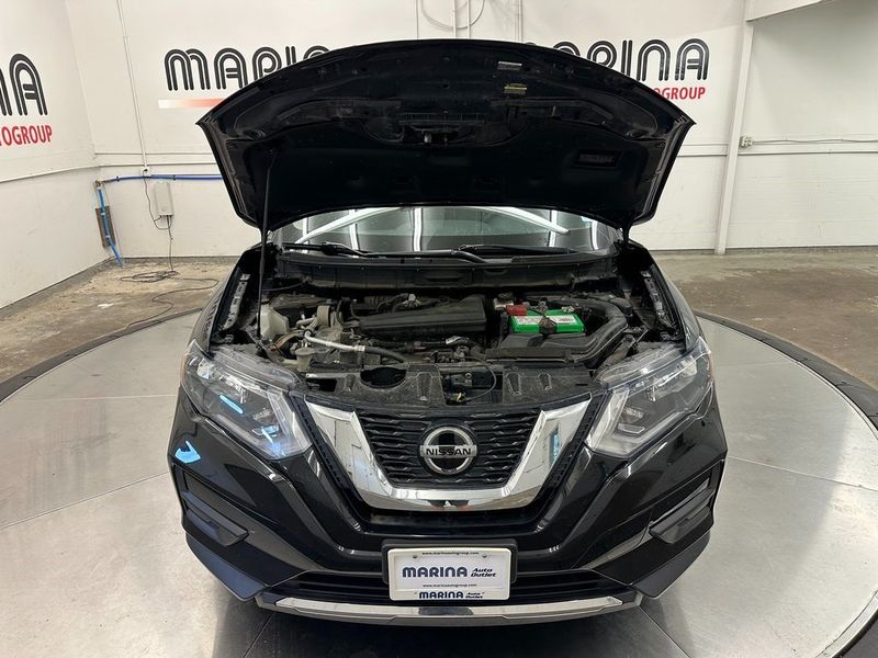 2020 Nissan Rogue SV in a Magnetic Black Pearl exterior color and Charcoalinterior. Marina Auto Group (855) 564-8688 marinaautogroup.com 