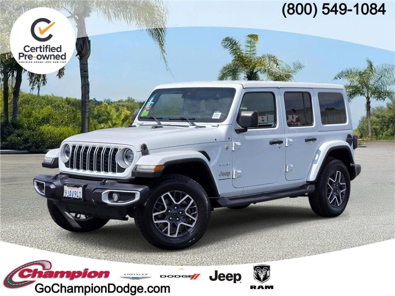 Used 2024 Jeep Wrangler Sahara 4 Door 4x4