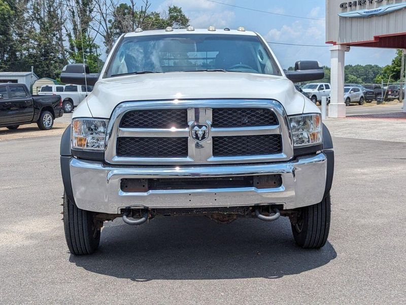 2018 RAM 4500 Chassis Tradesman in a Bright White Clear Coat exterior color and Diesel Gray/Blackinterior. Johnson Dodge 601-693-6343 pixelmotiondemo.com 