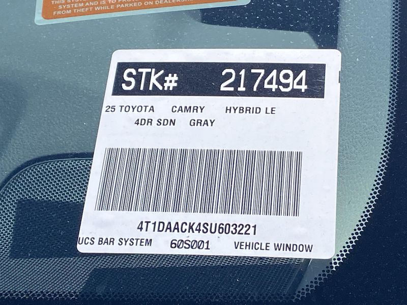 2025 Toyota Camry LEImage 20