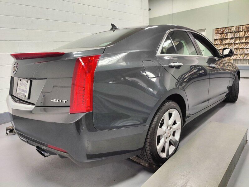 2014 Cadillac ATS AWD in a Phantom Gray Metallic exterior color and Jet Black w/Jet Black Accentsinterior. Schmelz Countryside Alfa Romeo (651) 867-3222 schmelzalfaromeo.com 