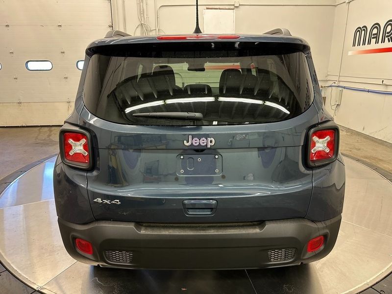 2023 Jeep Renegade Latitude 4x4 in a Slate Blue Pearl Coat exterior color and Blackinterior. Marina Auto Group (855) 564-8688 marinaautogroup.com 