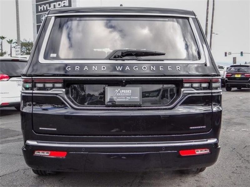 2022 Grand Wagoneer Series II 4x4 in a Diamond Black Crystal Pearl Coat exterior color and Blackinterior. McPeek