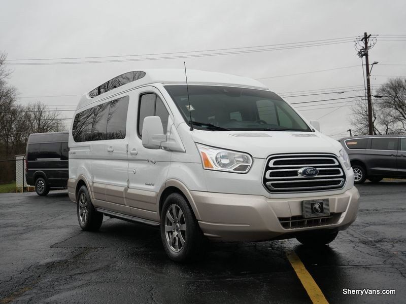 2019 Ford Transit-150  in a Oxford White exterior color and Taupe/Browninterior. Paul Sherry Chrysler Dodge Jeep RAM (937) 749-7061 sherrychrysler.net 