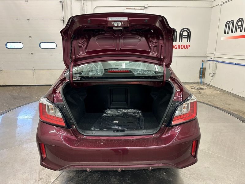 2024 Mitsubishi Mirage G4 SE in a Wine Red Metallic exterior color and Blackinterior. Marina Auto Group (855) 564-8688 marinaautogroup.com 