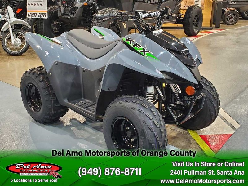 2024 Kawasaki KSF90BRFNL-GY1  in a BATTLE GRAY exterior color. Del Amo Motorsports of Orange County (949) 416-2102 delamomotorsports.com 