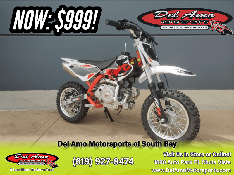 2021 KAYO KMB 60  in a WHITE exterior color. Del Amo Motorsports of South Bay (619) 547-1937 delamomotorsports.com 