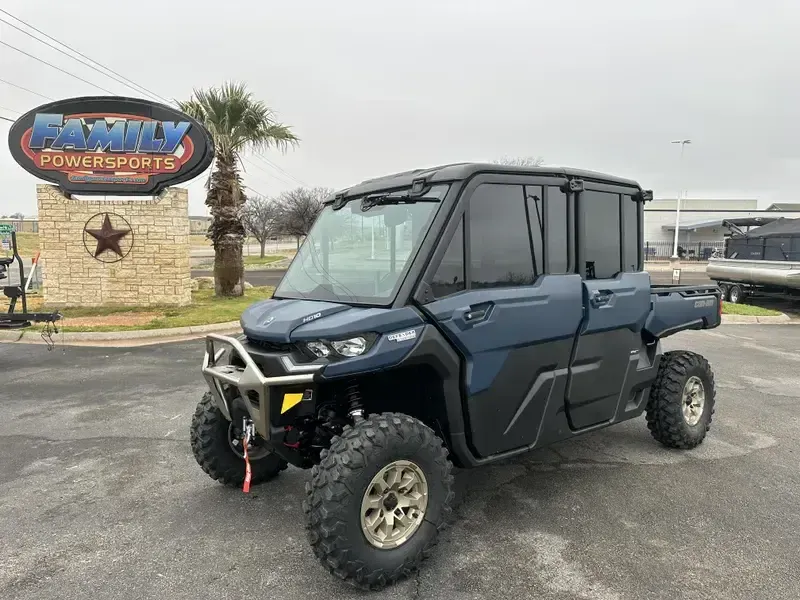 2025 Can-Am DEFENDER MAX LIMITED CAB HD10 DUSTY NAVYImage 2