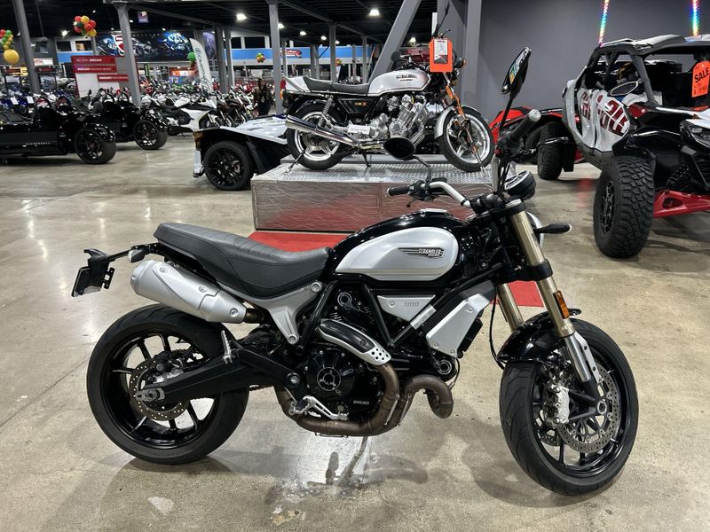 2018 Ducati SCRAMBLER 1100 SPORT  in a BLACK exterior color. Del Amo Motorsports of Redondo Beach (424) 390-7811 delamomotorsports.com 
