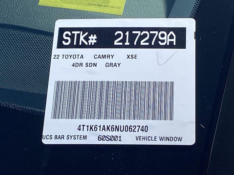 2022 Toyota Camry XSEImage 31