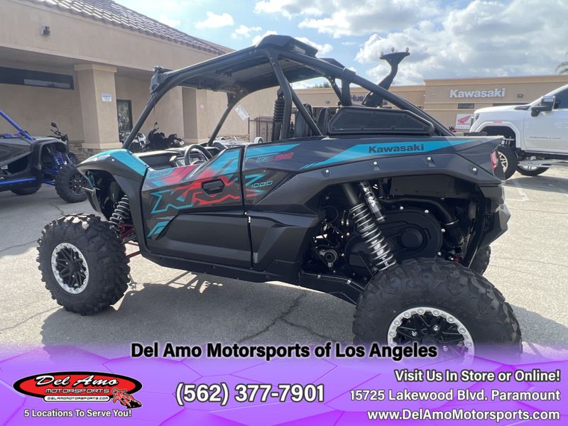 2022 Kawasaki KRF1000CNFNL  in a TURQUOISE/METALLIC ONYX BLACK exterior color. Del Amo Motorsports of Los Angeles (562) 262-9181 delamomotorsports.com 