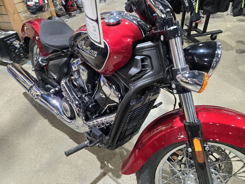 2025 Indian Motorcycle INDIAN SCOUT CLASSIC LIMITED WITH TECHNOLOGY PACKAGE SUNSET RED METALLIC Image 10