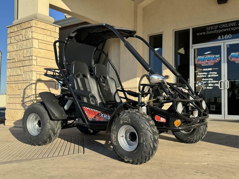 2022 TRAILMASTER 200E XRX DELUXE BLACK  in a DELUXE BLACK exterior color. Family PowerSports (877) 886-1997 familypowersports.com 