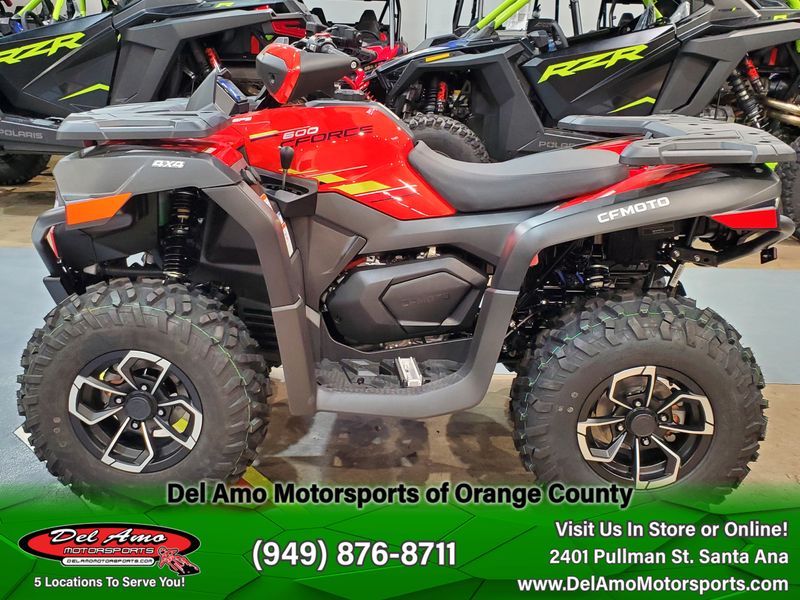 2024 CFMOTO CF600AU-3SA  in a MAGMA RED exterior color. Del Amo Motorsports of Orange County (949) 416-2102 delamomotorsports.com 