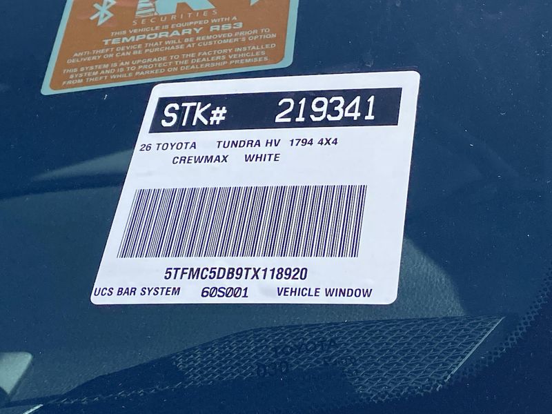 New 2026 Toyota Tundra 1794 Edition HybridImage 22