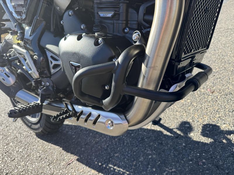 2026 Triumph Scrambler 400 XC - STORM GREY - WITH CUSTOM EXHAUST