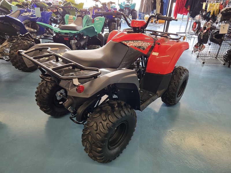 2025 Yamaha GRIZZLY 110 GREY METALLIC AND RED Image 9