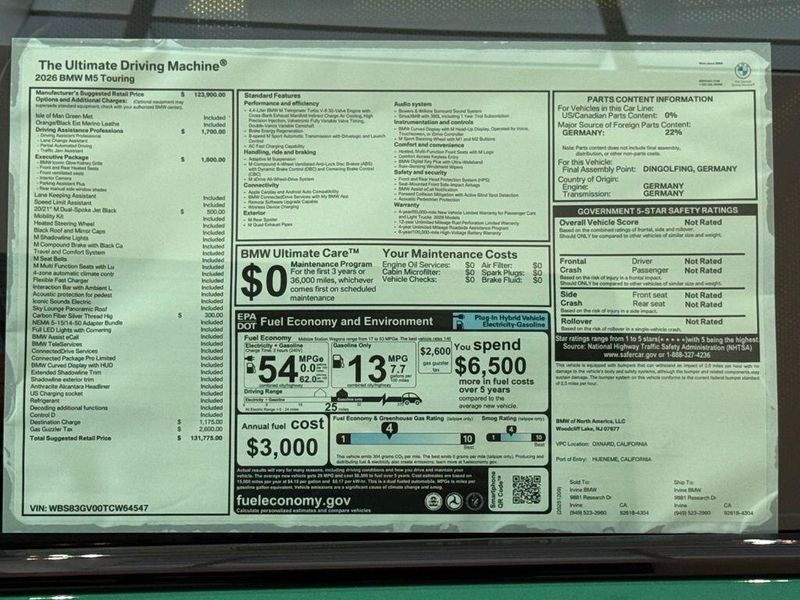 New 2026 BMW M5 BaseImage 12