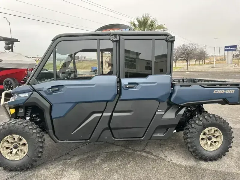 2025 Can-Am DEFENDER MAX LIMITED CAB HD10 DUSTY NAVYImage 3