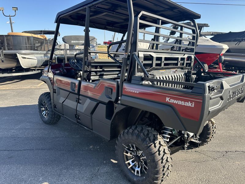 2025 Kawasaki MULE PROFXT 1000 LE RANCH EDITION METALLIC DEEP REDImage 2