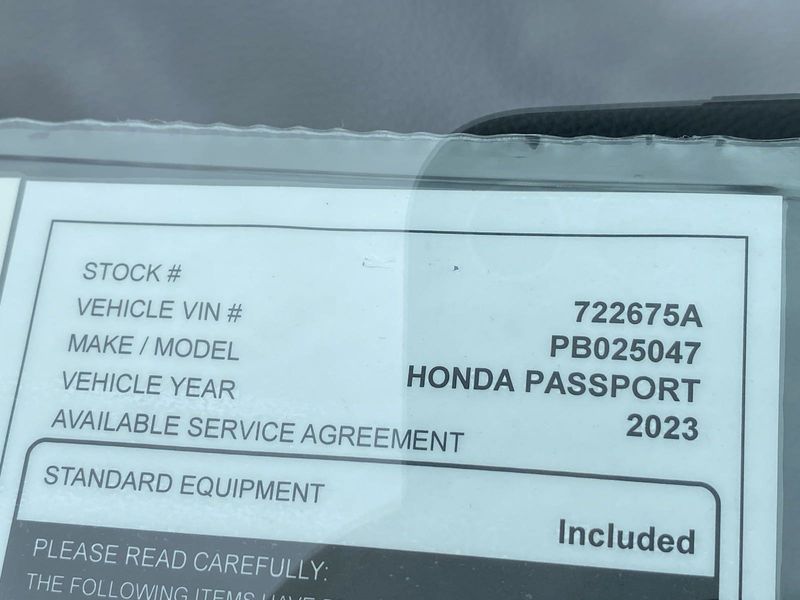 2023 Honda Passport EliteImage 33