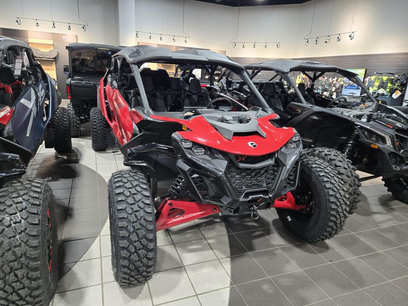 2025 Can-Am MAVERICK R MAX X 999T DCT LEGION REDImage 3