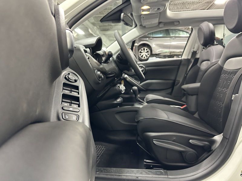 2023 Fiat 500x Pop Awd in a Bianco Gelato (White Clear Coat) exterior color and Blackinterior. Schmelz Countryside Alfa Romeo and Fiat (651) 968-0556 schmelzfiat.com 