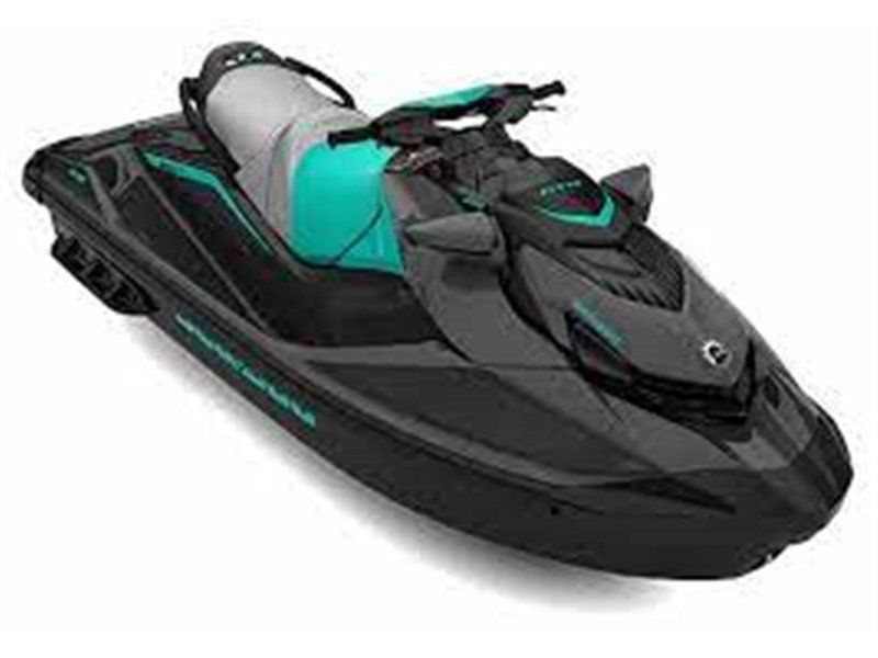 2024 Seadoo PWC GTR 230 AUD BK IBR 24  in a Eclipse BLK/ Reef Blue exterior color. Central Mass Powersports (978) 582-3533 centralmasspowersports.com 