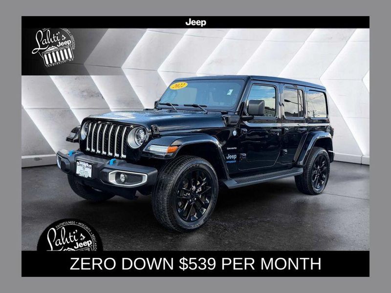 Used 2022 Jeep Wrangler 4xE Unlimited Sahara 4xe