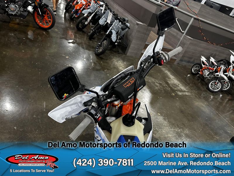 2024 KTM 500 EXC-F SIX DAYS  in a WHITE/ORANGE exterior color. Del Amo Motorsports of Redondo Beach (424) 304-1660 delamomotorsports.com 