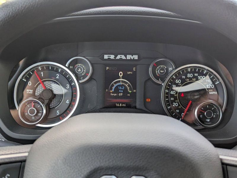 2023 RAM 5500 Chassis Tradesman in a Bright White Clear Coat exterior color and Diesel Gray/Blackinterior. Johnson Dodge 601-693-6343 pixelmotiondemo.com 