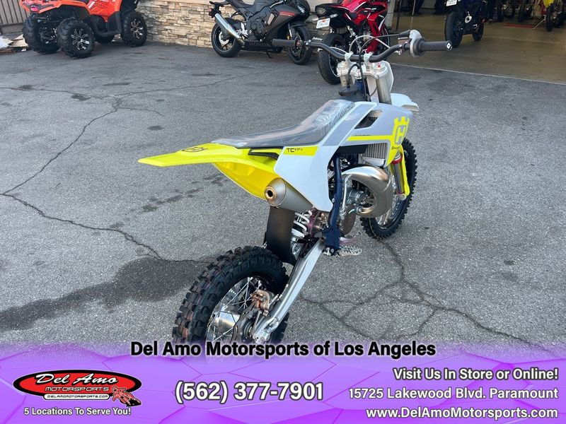 2023 HUSQVARNA TC 85 17/14  in a WHITE exterior color. Del Amo Motorsports of Los Angeles (562) 262-9181 delamomotorsports.com 