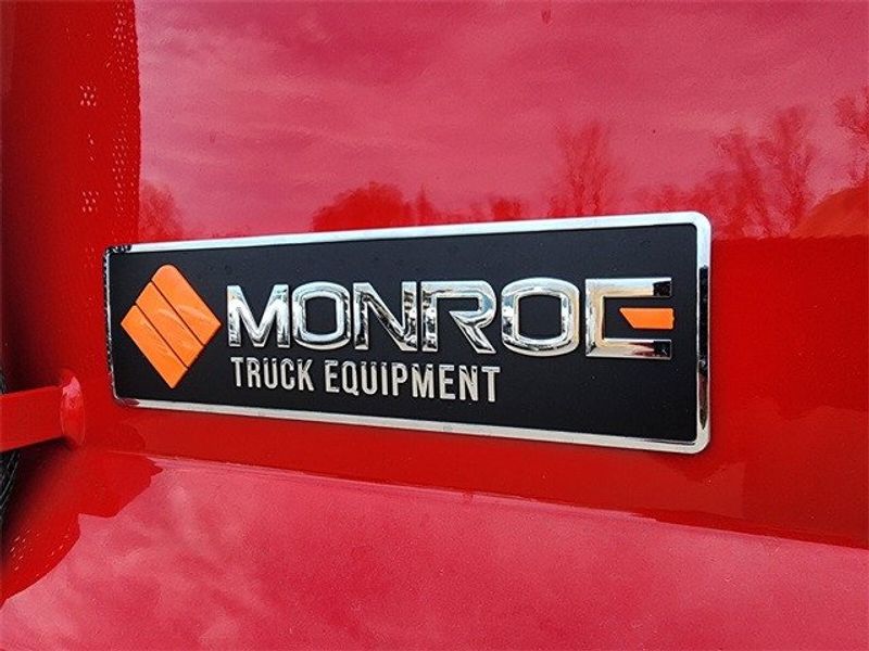 2023 Chevrolet Silverado 4500HD Work Truck in a Red exterior color and Dark Ash Seats With Jet Black Interior Accentsinterior. Raymond Auto Group 888-703-9950 raymonddeals.com 