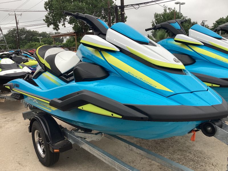 2023 Yamaha FX CRUISER HO WITH AUDIO SYSTEM CYAN WITH LIME YELLOW Image 8