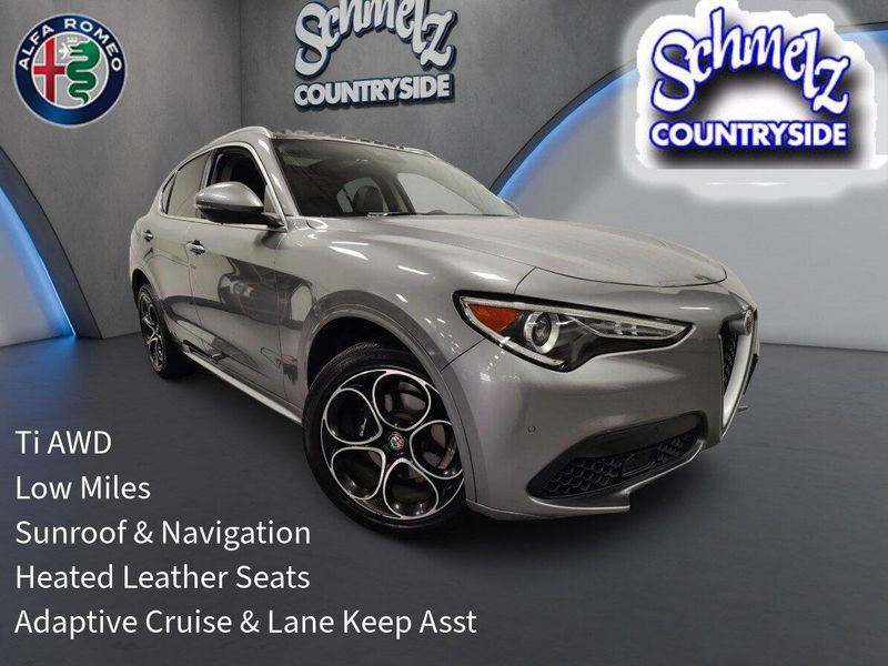 Used 2020 Alfa Romeo Stelvio Ti AWD w/Sunroof & NavImage 1